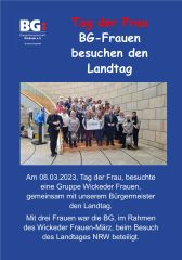 BG Frauen besuchen Landtag lang